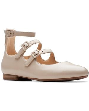 Clarks Fawna Strap Pumps - Metallic