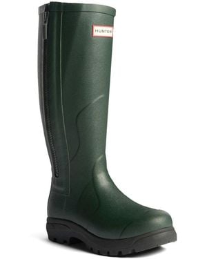 HUNTER Balmoral Mk Ii Zip Wellingtons - Green