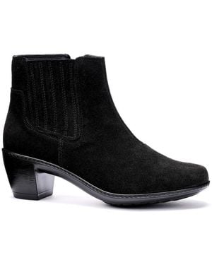 Hotter Aldine Ankle Boots - Black