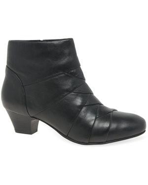 Lotus Tara Ankle Boots - Black