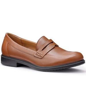 Hotter Dorset Wide Shoes - Brown