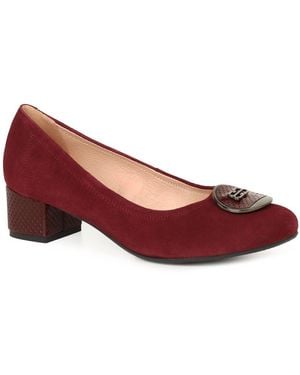 Bioeco Evelyn Court Shoes - Red