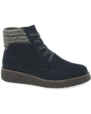 Marco Tozzi Dallas Ankle Boots - Blue