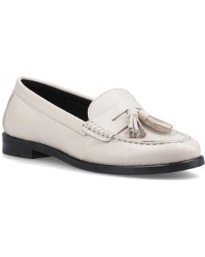 Hush Puppies Connie Tassel Loafers - White