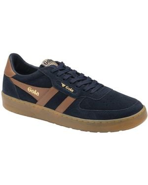 Gola Hawk Suede 86 Trainers - Blue
