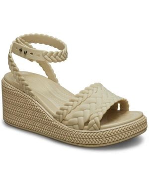 Crocs™ Brooklyn Wedge Sandals - Metallic