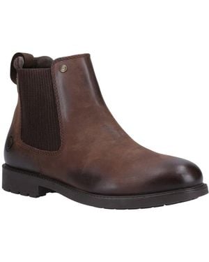 Cotswold Gretton Leather Chelsea Boots - Brown