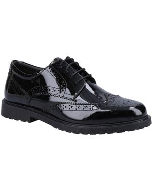 Hush Puppies Verity Brogue Shoes - Black