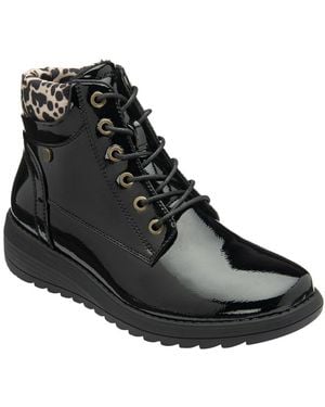 Lotus Abelia Ankle Boots - Black