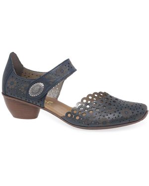 Rieker Pia Open Court Shoes - Red