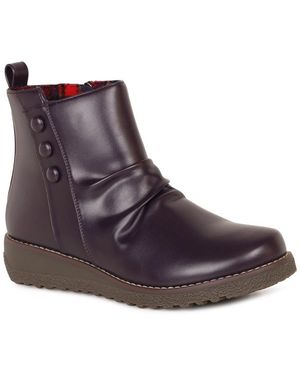 Heavenly Feet Murray Ankle Boots - Blue