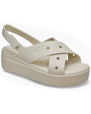 Crocs™ Brooklyn 4U Cross Strap Clogs - Black