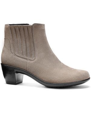 Hotter Aldine Ankle Boots - Grey