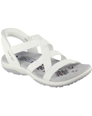 Skechers Reggae Slim Stretch Flex Sandals - Metallic