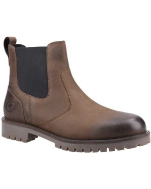 Cotswold Bodicote Chelsea Boots - Brown