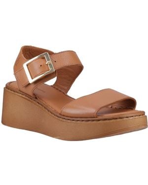 Hush Puppies Beatrix Wedge Sandals - Brown