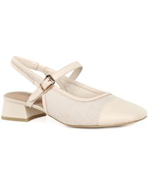Caprice Voyage Open Court Shoes - Natural