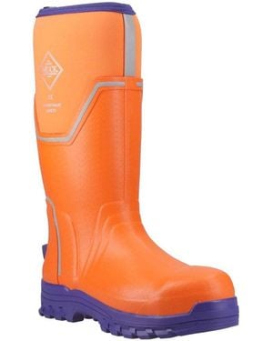 Muck Boot Grit S5 Wellingtons - Orange