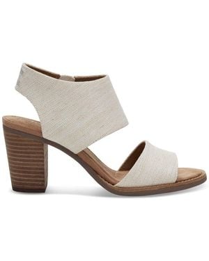 TOMS Majorca Heeled Sandals - Natural