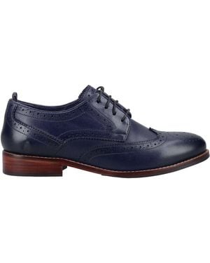 Hush Puppies Natalia Brogue Shoes - Blue