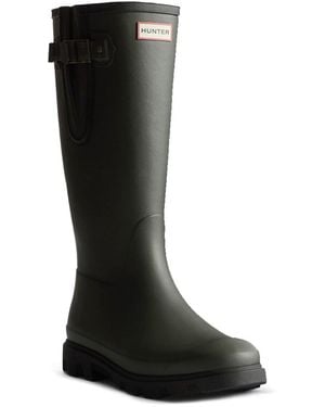 HUNTER Downpour Adjustable Wellingtons - Black