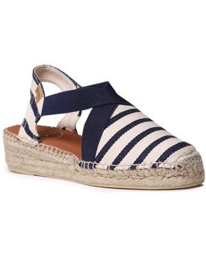 Toni Pons Vinaros Low Wedge Sandals - Blue