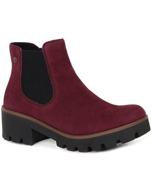 Rieker Acorn Ii Chelsea Boots - Purple