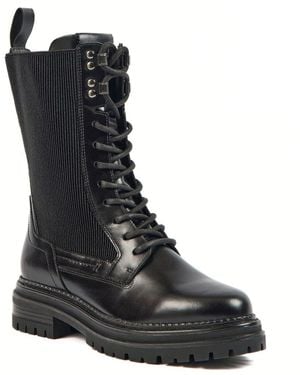 Pod Polly Calf Boots - Black