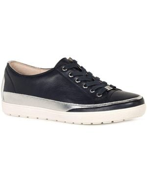 Caprice Star Casual Lace Up Trainers - White