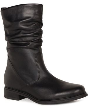 Gabor Hodie Calf Length Boots - Black