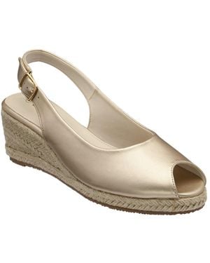 Lotus Gabriella Wedge Sandals - Metallic