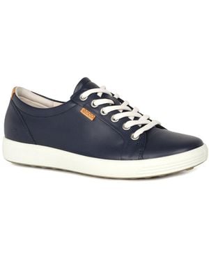 Ecco Soft 7 Lace Up Shoes - Blue
