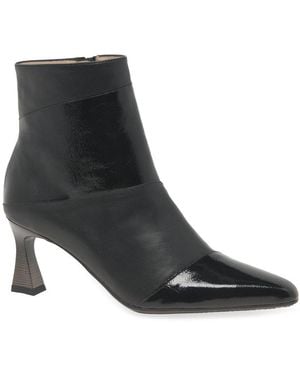 Hispanitas Dalia Patch Ankle Boots - Black