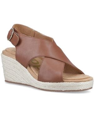 Hush Puppies Dalia Kitten Slingback Court Shoes - Brown