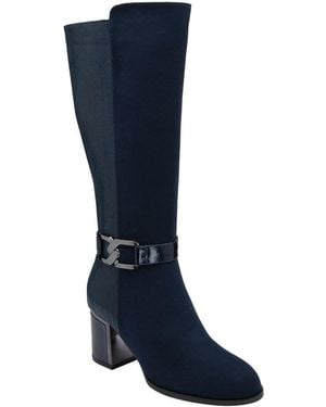 Lotus Elsa Knee High Boots - Blue