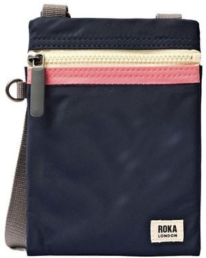 Roka Chelsea Stripe Sling Bag - Blue