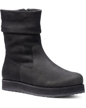 Hotter Rhoda Wide Warmlined Boots - Black