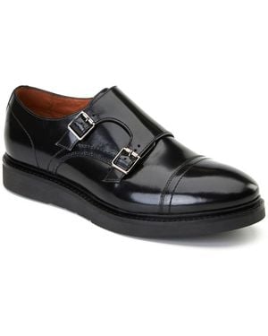 Base London Knight Monk Shoes - Black