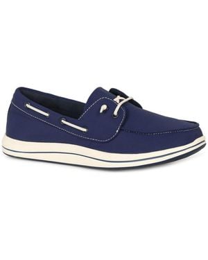 Clarks Brinkley Edge Canvas Shoes - Blue