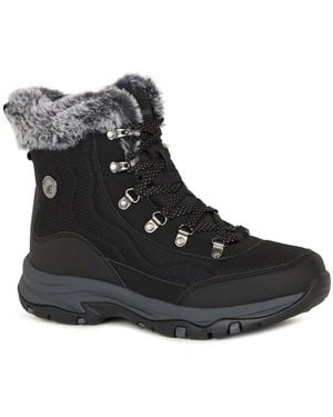 Skechers Trego Stormie Winter Ankle Boots - Blue