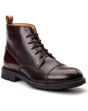 Base London Boulton Toe Cap Boots - Brown