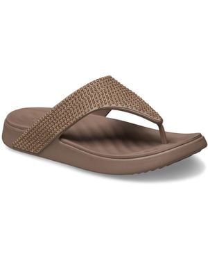 Crocs™ Cro Dsv Getaway Triangle Flip - Brown