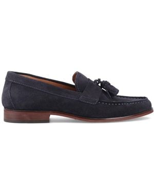 Base London Flint Tassle Loafers - Blue