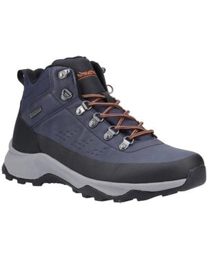 Cotswold Suede Ryeford Lace-Up Hiking Boots - Blue