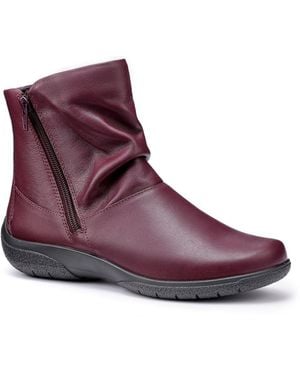Hotter Whisper Ankle Boots - Purple