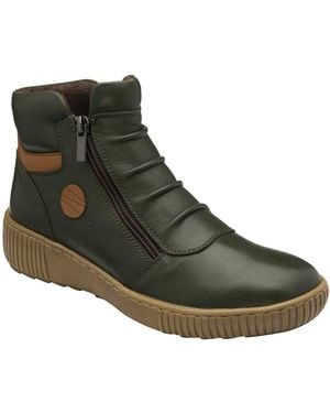 Lotus Atlanta Ankle Boots - Green