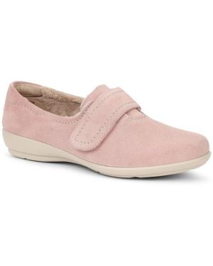 Hotter Toasty Wide Fit Slippers - Pink
