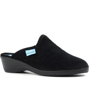 Lunar Audrey Slippers - Black