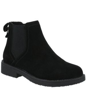 Hush Puppies Maddy Wide Fit Chelsea Boots - Black