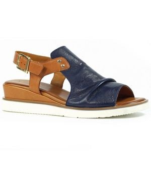 Lunar (GRS) Steffi Wedge Sandals - Blue